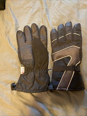3M Thinsulate Black Insulated Gloves with Grip Detail XL
